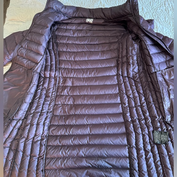 32 Degrees Women's Deep Purple Puffer Coat - Picture 8 of 14